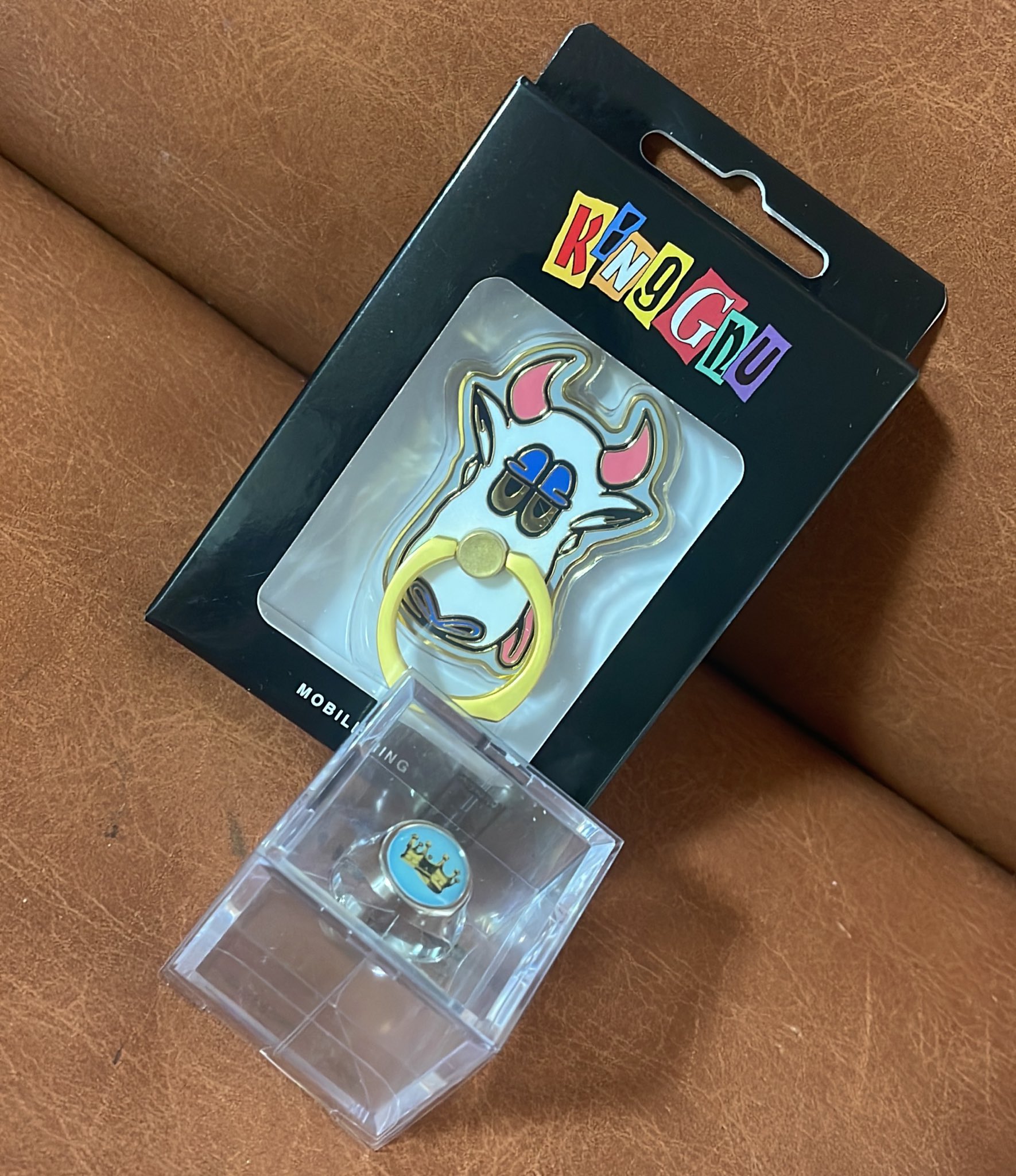 KingGnu 常田大希 愛用ピンバッジ＆非売品モバイルリング 2点セット TOM WOOD - 【King Gnu常田大希氏着用☆】トムウッド タイガー