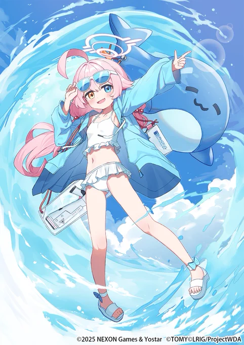 【お知らせ】本日発売のWIXOSS『構築済みデッキ ブルーアーカイブ』に収録される水着ホシノLv1～Lv3のカードイラストを僭越ながら担当させていただきました!!!何卒よろしくお願いいたします!!!#ウィクロス発売記念 #ブルアカ #WIXOSS 