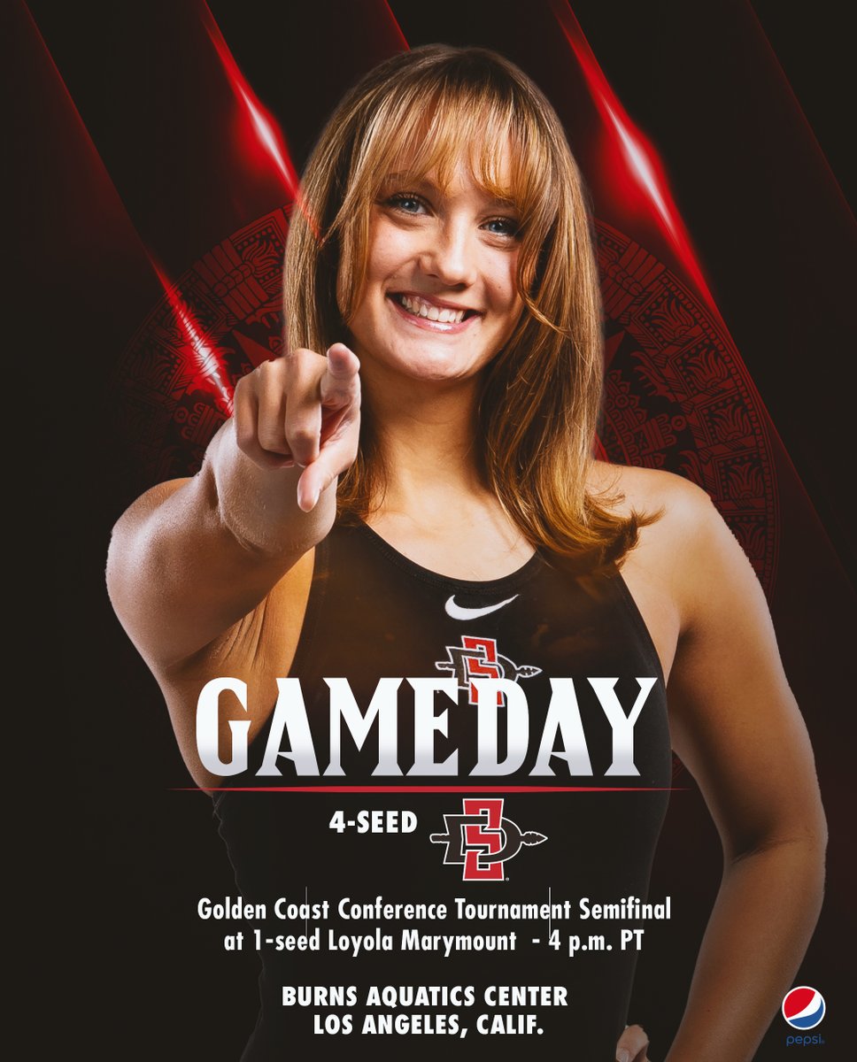 We have the top-seeded Lions at 4 p.m., in the semifinals of the GCC Tourney. #GoAztecs