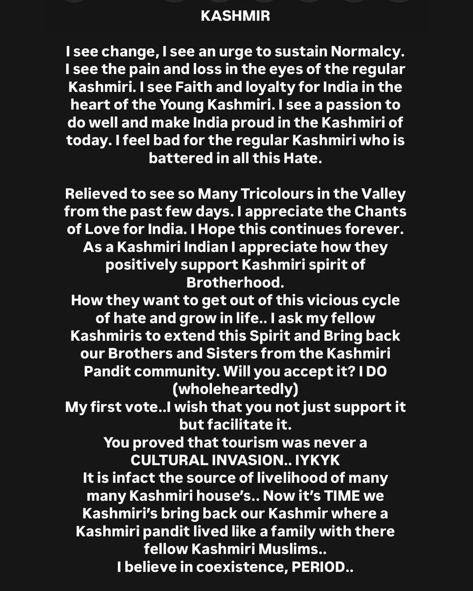 #HinaKhan, who is currently in #Kashmir, took to her social media handle to express immense sadness over the #pahalgamattack

The actress, who calls the act 'beyond appalling,' apologises to 'fellow Hindus and fellow Indians'
