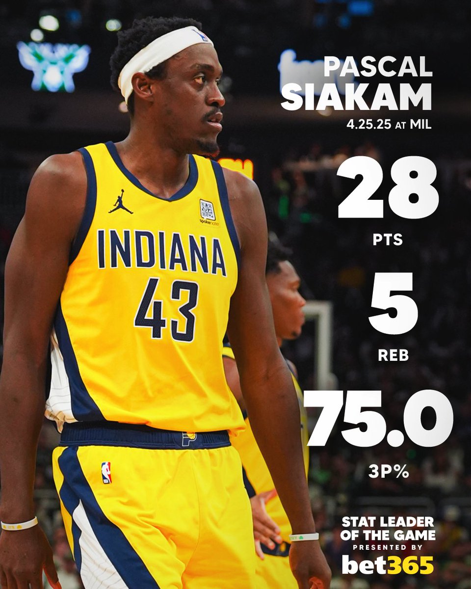 Pascal Siakam in Game 3 from Milwaukee: