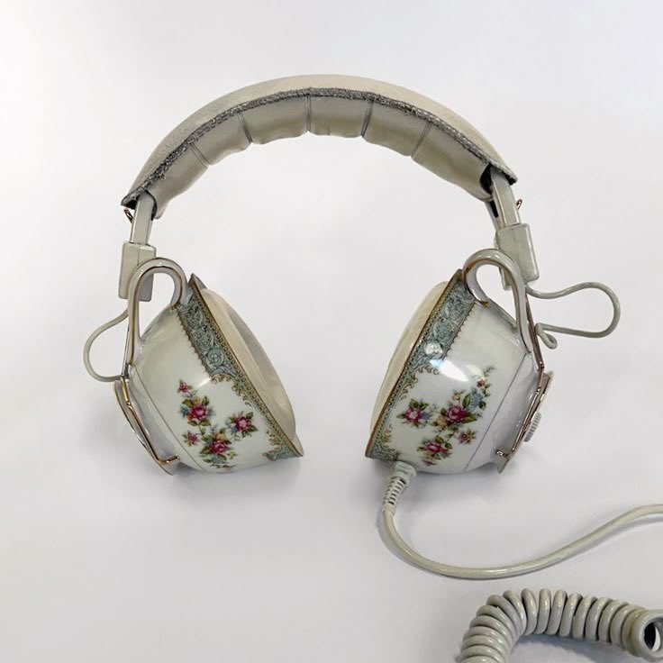 faewings's tweet photo. teacup headphones by nicole mclaughlin https://t.co/39GvzV9hkt