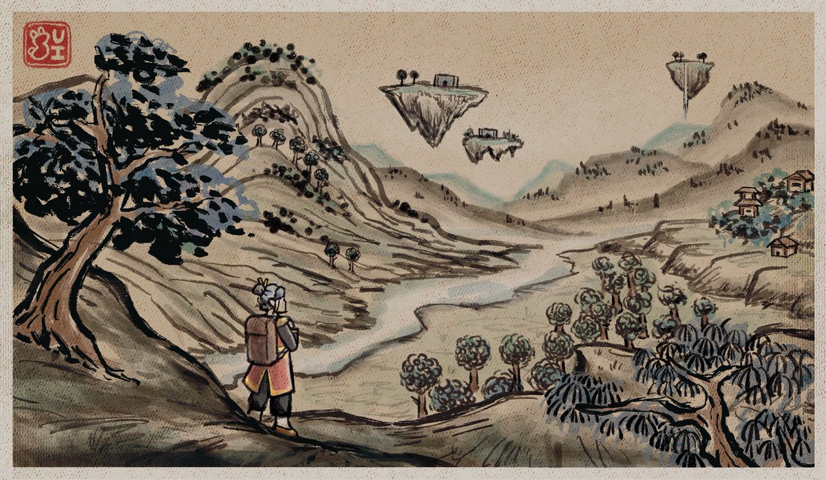 Suinumi's tweet image. The peddler’s tales from the East 🎋
#terraria