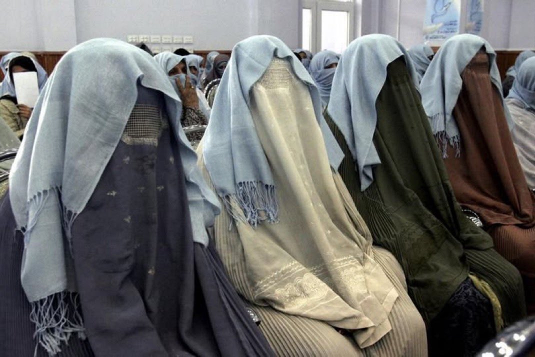 realMaalouf's tweet image. This will never be normal. Any society that forces women into this is evil!