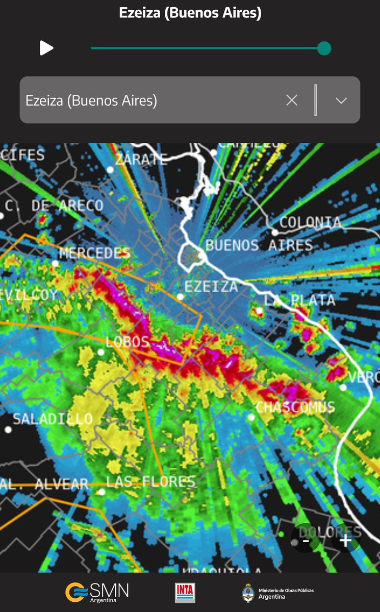 ATENCION AMBA⚠️
En los próximos minutos se acerca un frente de tormentas qué traerá fuertes ráfagas, granizo, caída abundante de agua en cortos periodos y actividad eléctrica ⛈️⛈️⛈️