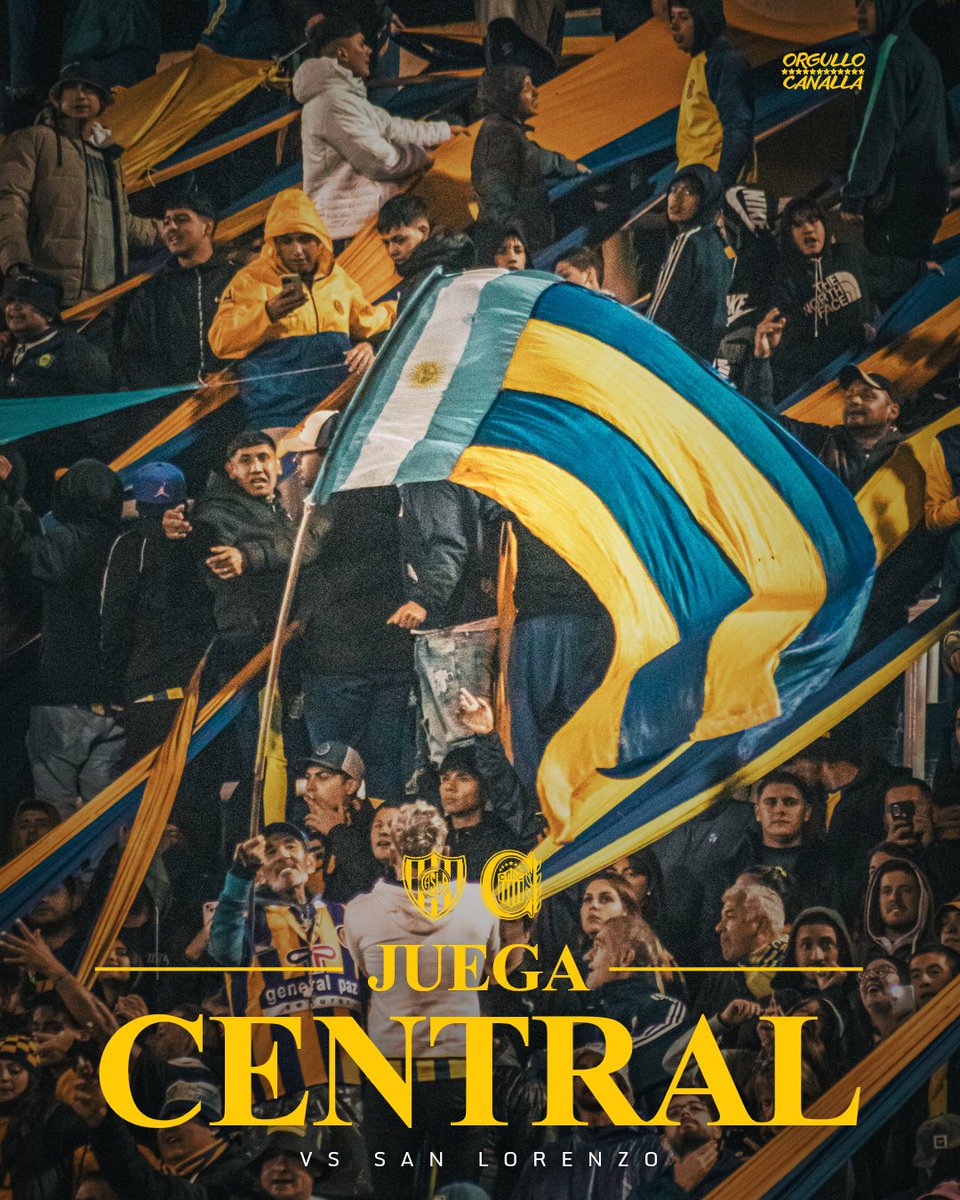 orgullo_canalla's tweet photo. #HoyJuegaCentral 

🆚 San Lorenzo  
⏰ 17:00HS
🏟️ Estadio Pedro Bidegain
📺 ESPN Premium 

📸 @Manuel_Ook https://t.co/d5kkLzwTt4