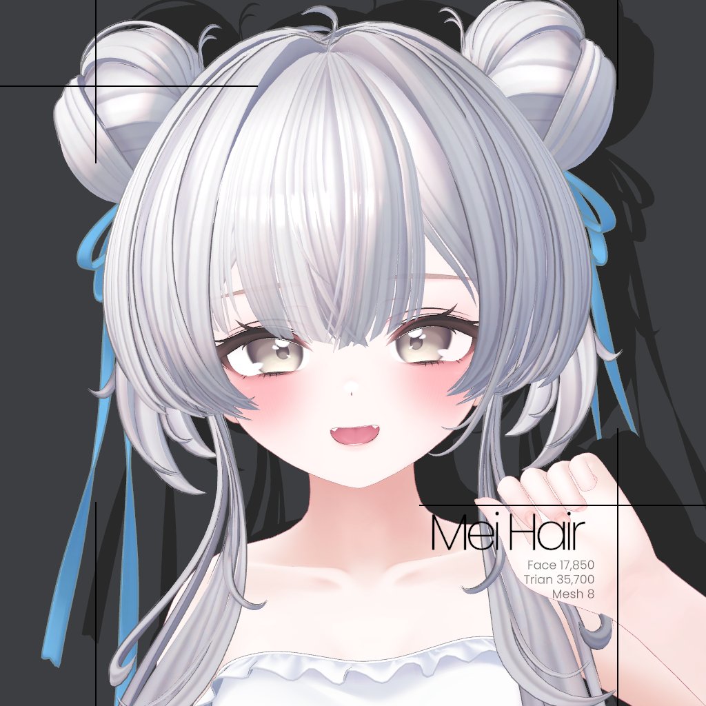 💖✨ 新商品リリース記念 RT+Followイベント！ ✨💖
🔗 商品ページはこちら！
kitsuzuri.booth.pm/items/6844900
🎁 BOOTHの「いいね！」300個ごとに、抽選で1名様にフルパッケージをプレゼント！ 🎁

🎉 新作ヘア「Mei Hair」をリリースしました！ 🎉
たくさんのご支援とご関心をお待ちしております💫💖