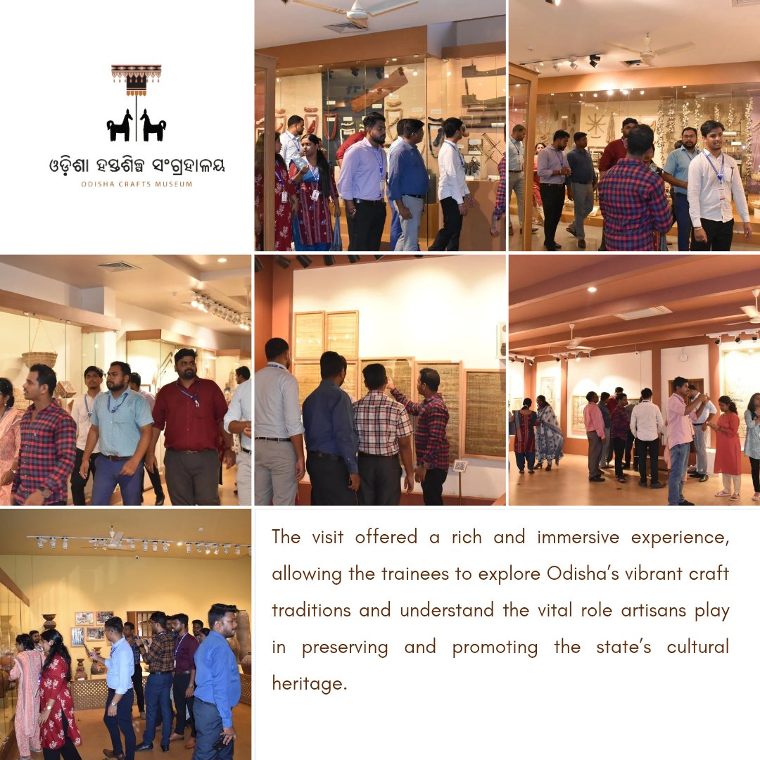 As part of the 63rd OLS Induction Training by Gopabandhu Academy, 33 Officer Trainees visited Kalabhoomi – Odisha Crafts Museum, gaining insight into Odisha’s rich craft traditions and the vital role of artisans in preserving cultural heritage.
#Kalabhoomi #OdishaCraftsMuseum