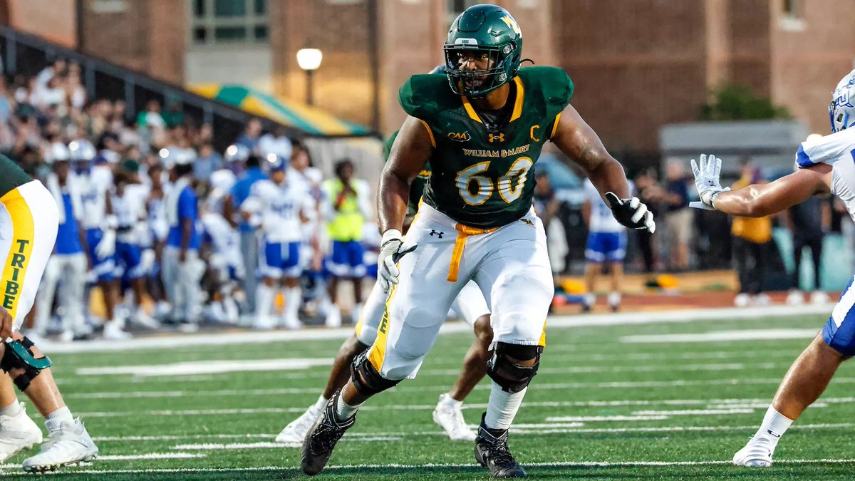 Las Vegas Raiders select Charles Grant (William &amp; Mary; OL) with the 99th overall pick of the 2025 NFL Draft