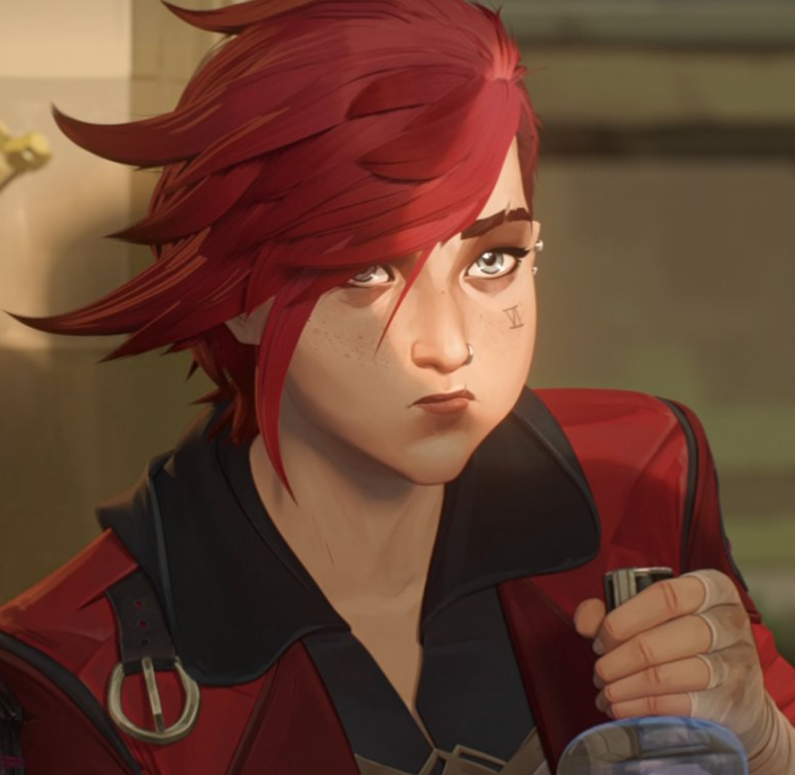 My name is Violet Kiramman, but you can call me Vi. I'm 23 years old, and I like boxing, singing, and playing the saxophone. I live in Piltover with my wife, Caitlyn.

DNI: Proship, shedtwt, negative vibes, pedos/lolicon, anti LGBT+, Maddie

#Arcane