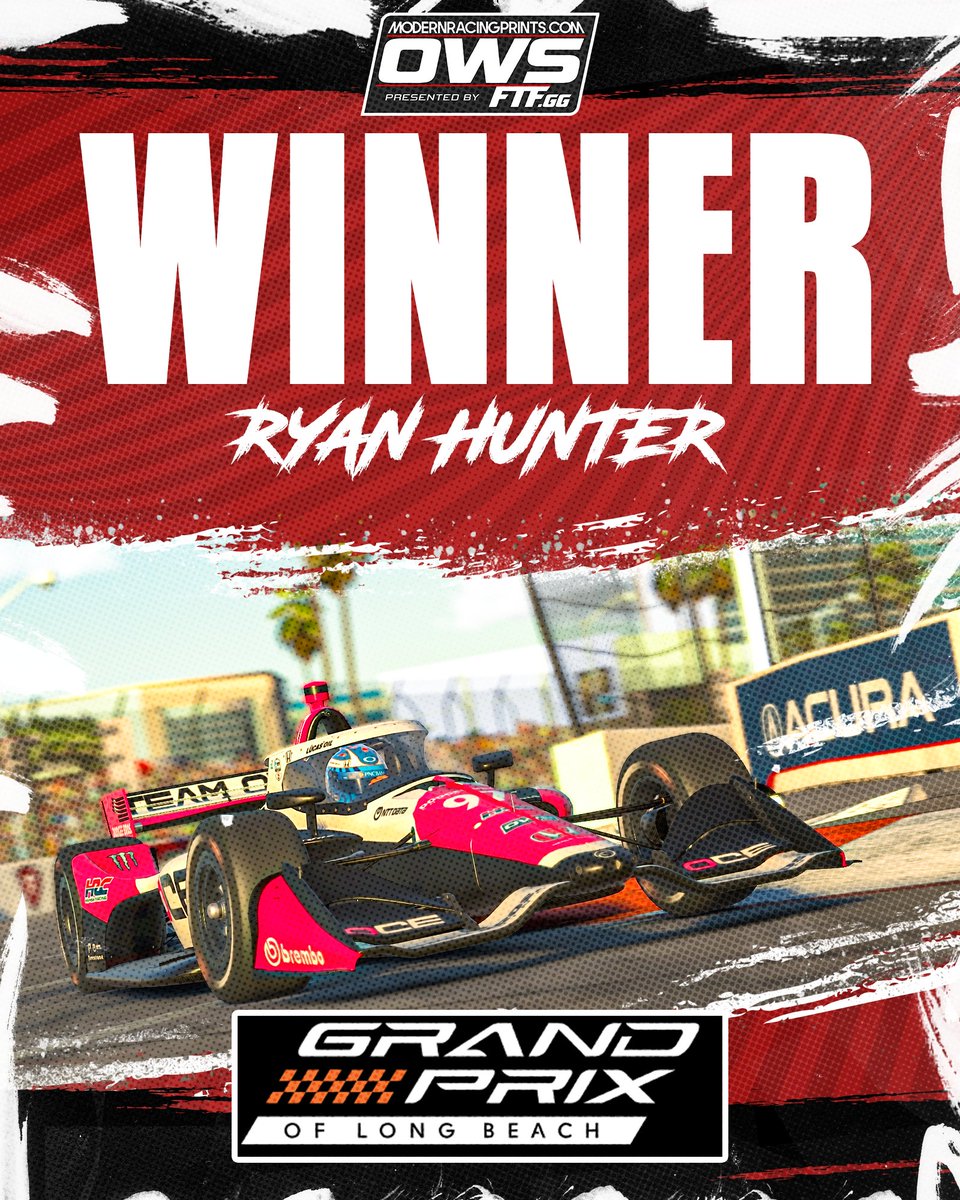 The <a href="/MRP_Prints/">Modern Racing Prints</a> Grand Prix of Long Beach concludes with <a href="/Ryan97NZ/">Ryan</a> collecting his first win of the 2025 season!