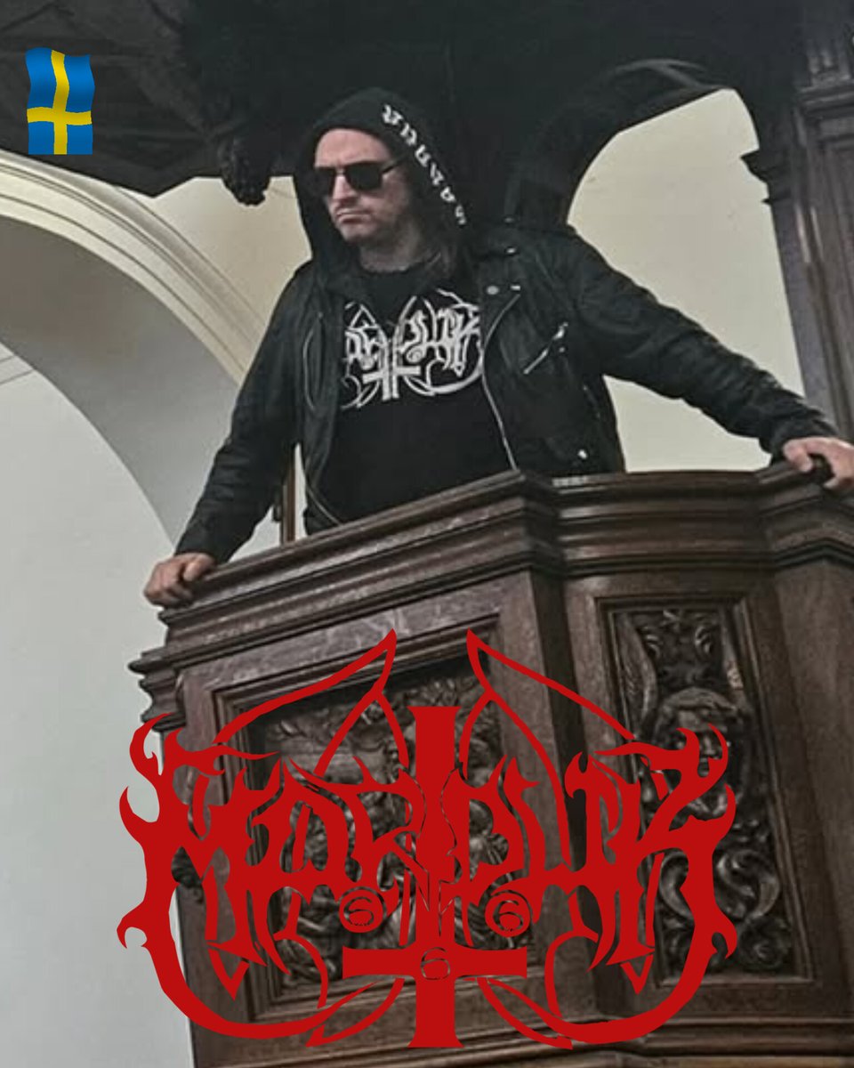 MARDUK9662's tweet photo. #Mortuus 🇸🇪#Marduk
MORTUUS
(Daniel Hans Johan Rostén)
Born Apr 26th, 1977
#FuneralMist #Arioch #Sweden #BlackMetal https://t.co/6F1obS6NLC
