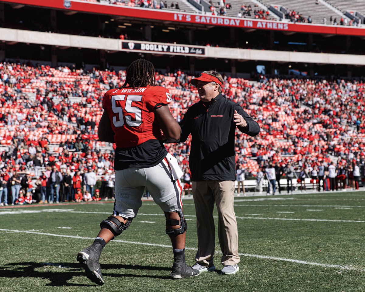 Coach Kirby Smart (@kirbysmartuga) on Twitter photo Onto the next step <a href="/j_wilson55/">Jared Wilson</a> ! You’ve worked so hard for this and I know it means so much to you. The <a href="/Patriots/">New England Patriots</a> got such a good team player. Super proud of you. Enjoy this moment. GO DAWGS !! Onto the next step <a href="/j_wilson55/">Jared Wilson</a> ! You’ve worked so hard for this and I know it means so much to you. The <a href="/Patriots/">New England Patriots</a> got such a good team player. Super proud of you. Enjoy this moment. GO DAWGS !!