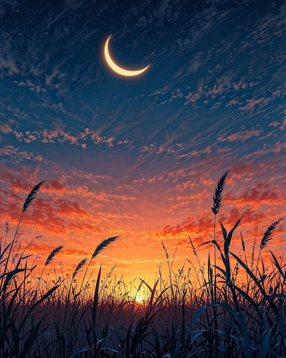 When the sun sets, the beauty of nature greets you with amazing colors. #NatureBeauty #Sunset #LoveNature