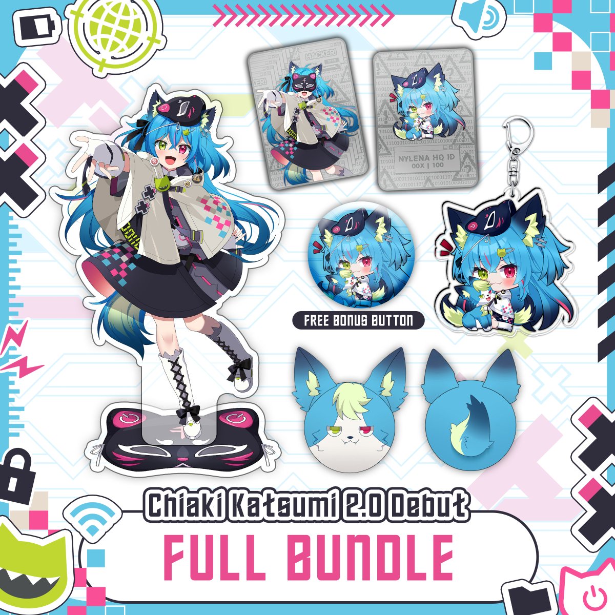 If you missed the rebrand debut, there was also a surprise at the end as I got some debut merch! 

Thank you so much to Kawa for working with me in releasing this! (๑>◡<๑)

I hope you all like all the stuff! 

⬇️