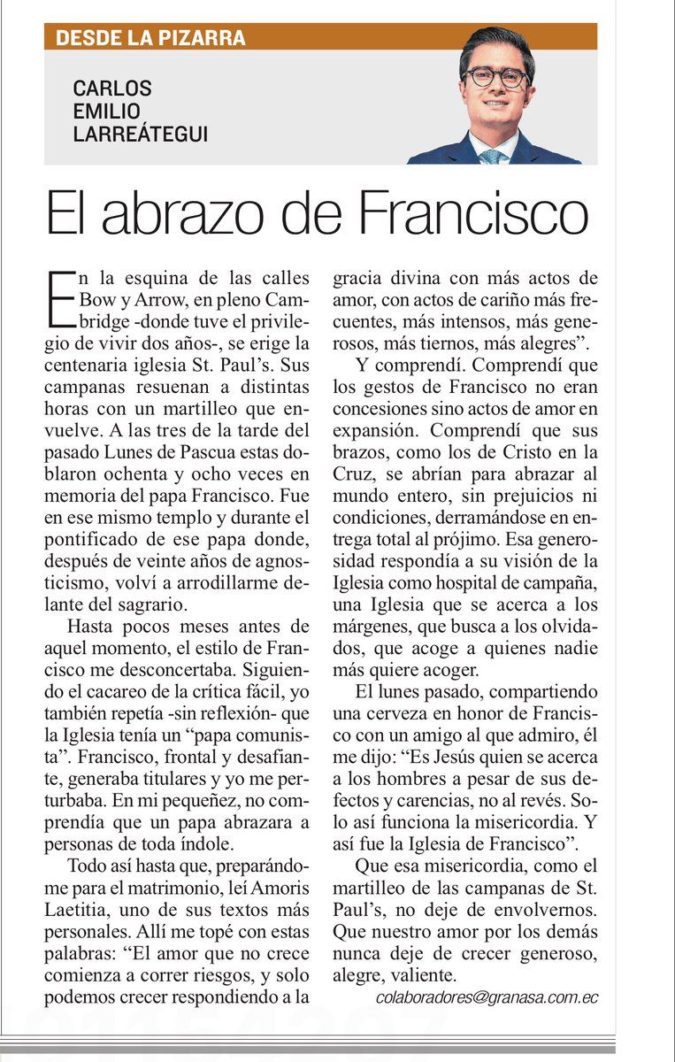 Mi artículo en <a href="/Expresoec/">Diario Expreso</a> del sábado 26.