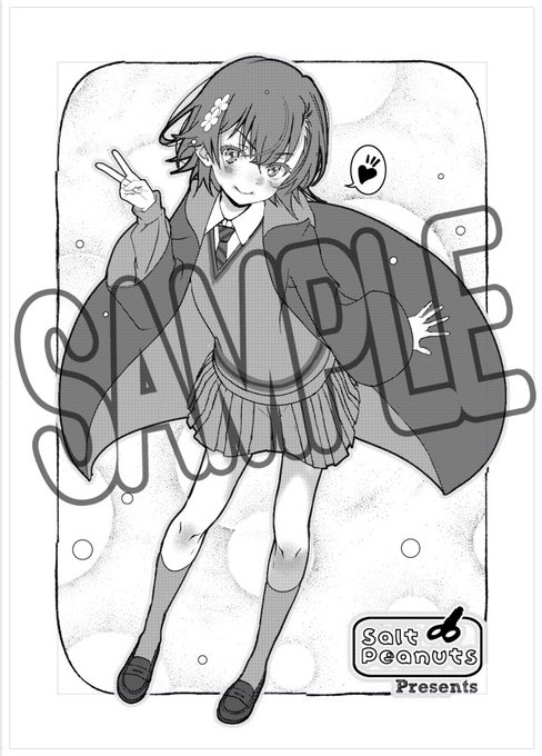 新刊おまけにポストカードセットを作ったのに、ペーパー描いています。ないと寂しいので…。 