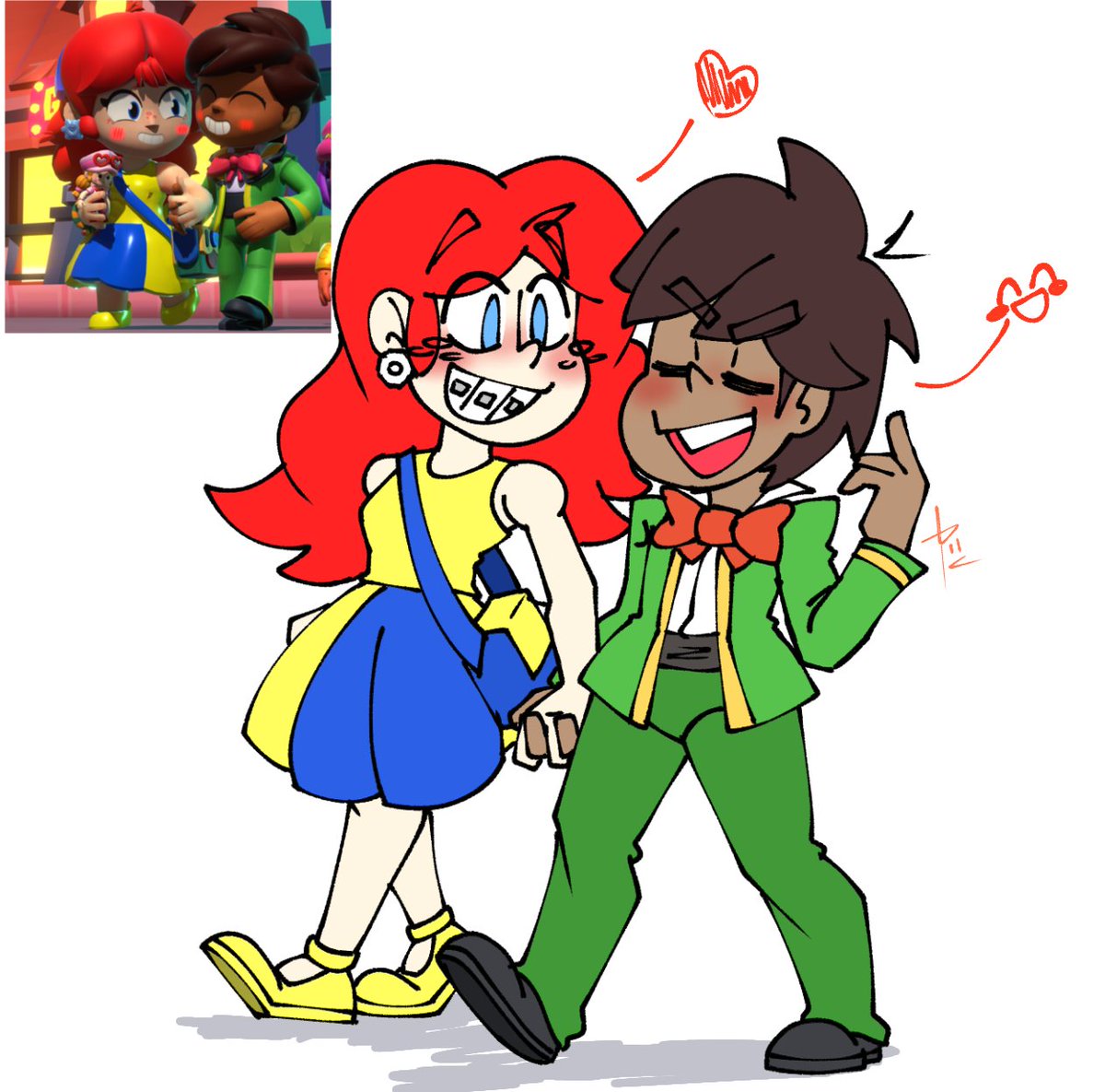 "Buscando tus besos"
Jessie y León en su primera cita ❤️
(Vestimenta inspirada en los diseños de <a href="/Renders_Brawl/">Sirius comics & renders (comms abiertas)</a>)
#brawlstars #brawlstarsfanart #Jessie #Leon #JessiexLeon #LizzardTurret #fanart