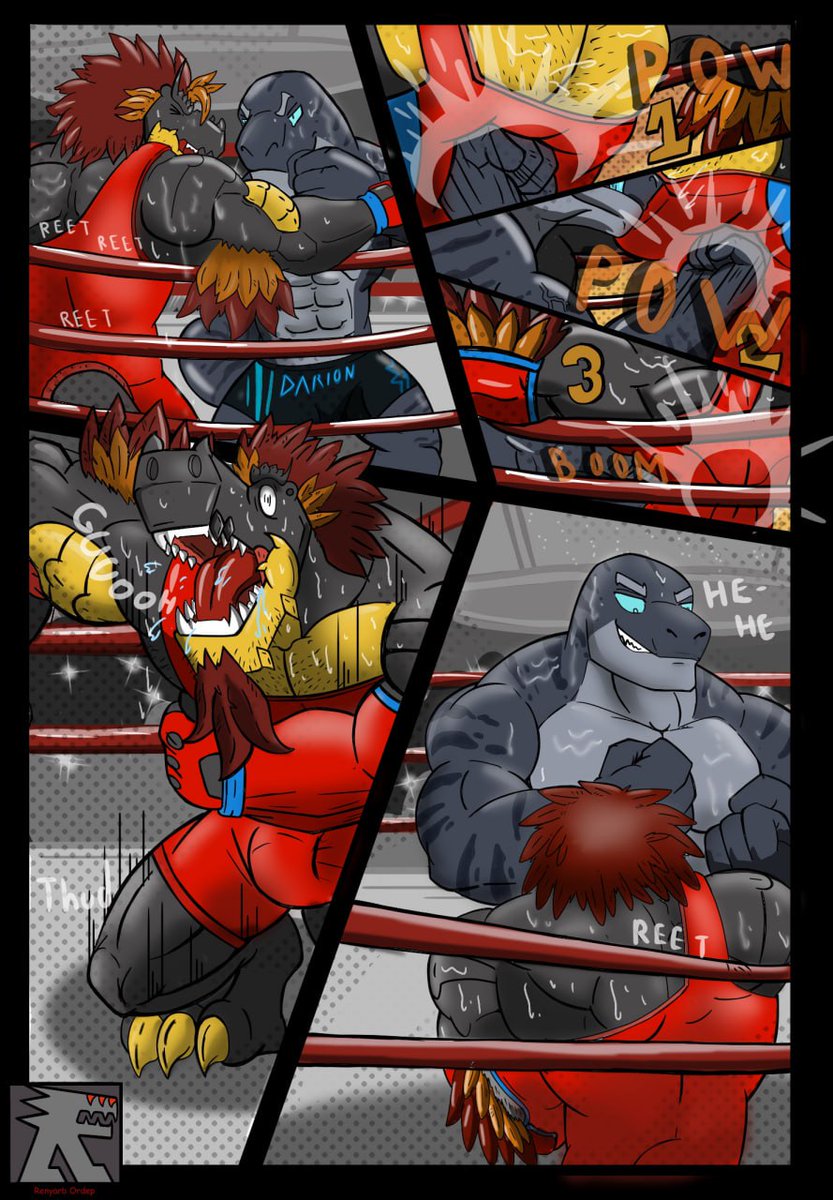 Latest commission Pic for <a href="/julespabs/">°₊·ˈ∗ jules ∗ˈ‧₊°</a> featuring Darion Vs Tristan, looks like Darion found Tristan's weak spot and he is taking full advantage of it.