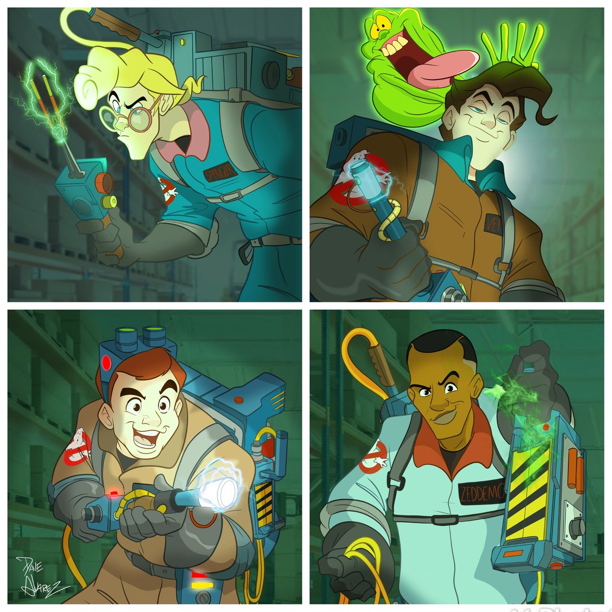 DAlvarezStudio's tweet photo. The four knights of the anti-apocalypse.
#ghostbusters #realghostbusters #2dartist #2dlayout #egonspengler #petervenkman #winstonzeddemore #raystantz #artist #DaveAlvarez https://t.co/3YECIdJND7