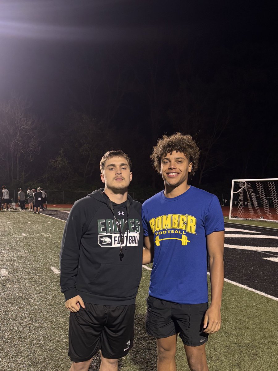 Thank you <a href="/CoachCSmitty/">Caleb Smith</a> for the tour and the warm welcome to the <a href="/cmueaglesFB/">Central Methodist Football</a> spring game. The energy and intensity was through the roof! It was also great to meet and connect with <a href="/CoachDaveBrown/">Dave Brown</a>!

<a href="/CoachSteveAry/">Steve Ary</a> 
<a href="/MHHSFBall/">Bomber Football</a>
