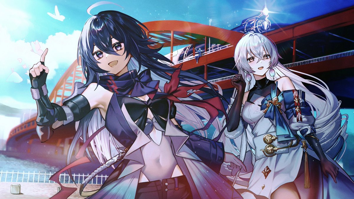 『崩壊：スターレイル』と『Fate/stay night -UBW-』のコラボ記念イラストを描かせていただきました。
互いの世界観が融合したイメージイラストです。
それぞれのキャラクターがどのような描かれ方をするのか今から楽しみです。
#崩壊Fate元年 #崩壊スターレイル #スターレイル2ndアニバ #HSR2Year