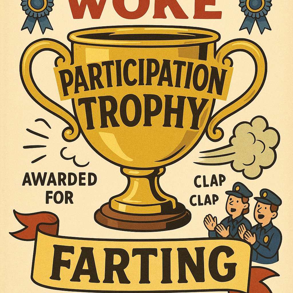 Critical thinking didn’t just die quietly —
it was smothered in a participation trophy and a fart cloud.
F’M — the rest are ghosts.
#GhostPolicy #WokeTrophyEra #IronCreed #NoApologies