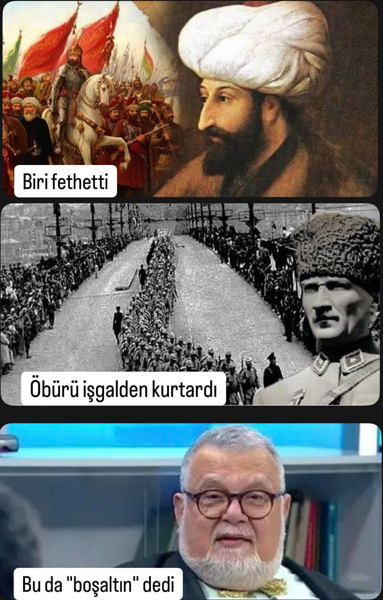 Türk büyükleri ile küçük insanları bir tutmayınız.