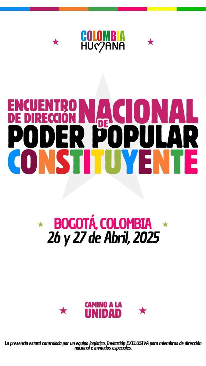 Este fin de semana estaremos consolidando una agenda de partido movimiento a la altura de los retos internacionales de la izquierda en 🇨🇴 y del peso político de la Colombia Migrante