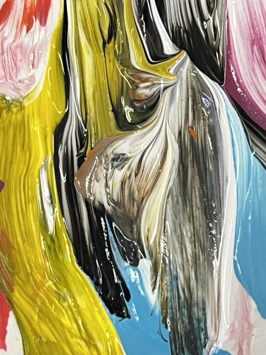 Twitteppo's tweet image. 先週末開催の単発アート教室の手応えとかを長々と書きました☆与えた絵具はCMY（+BW）のみ。
紙パレの上は切り取り方によってはもうちょっとした抽象絵画（！）
今後も継続開催できる道を探りたい。
#SenseOfFun #東久留米 
instagram.com/p/DI4EdX8yVOD/…