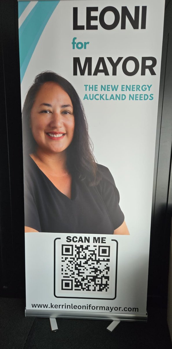 KerrinLeoni's tweet image. Our banners and leaflets have arrived for the MayorforAucklandKerrinLeoni Launch next Friday in Parnell.