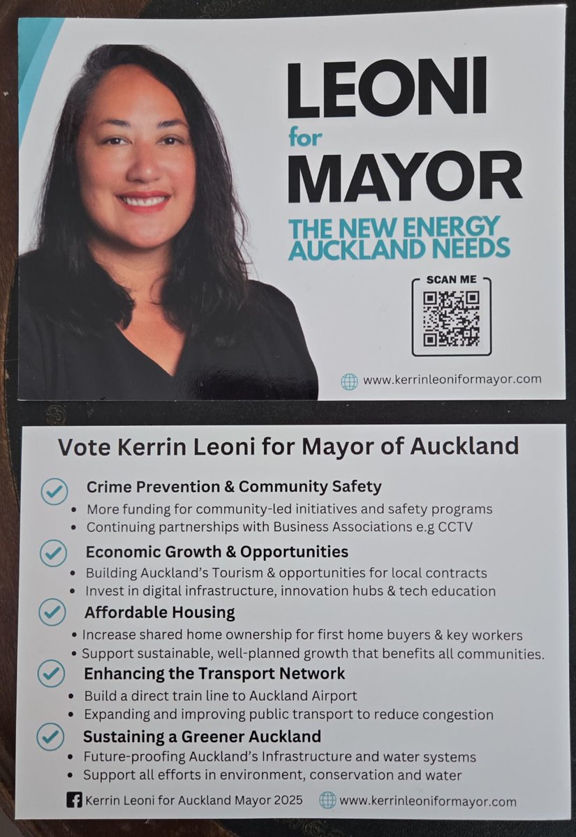 KerrinLeoni's tweet image. Our banners and leaflets have arrived for the MayorforAucklandKerrinLeoni Launch next Friday in Parnell.