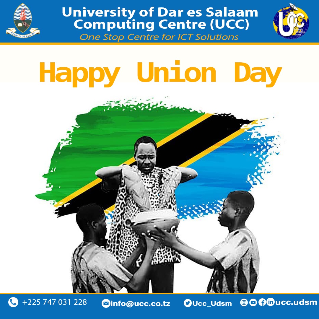 ucc_udsm's tweet photo. Happy Union Day https://t.co/u5yuFTBpUe
