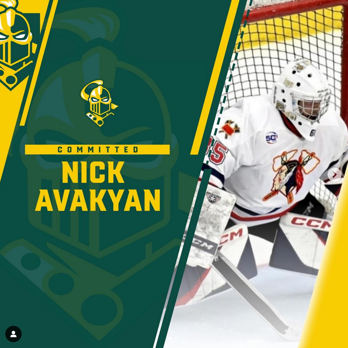 CONGRATS to LA Jr. Kings alum Nick Avakyan, who has announced his commitment to attend &amp; play his NCAA Division I hockey at Clarkson University! 😎