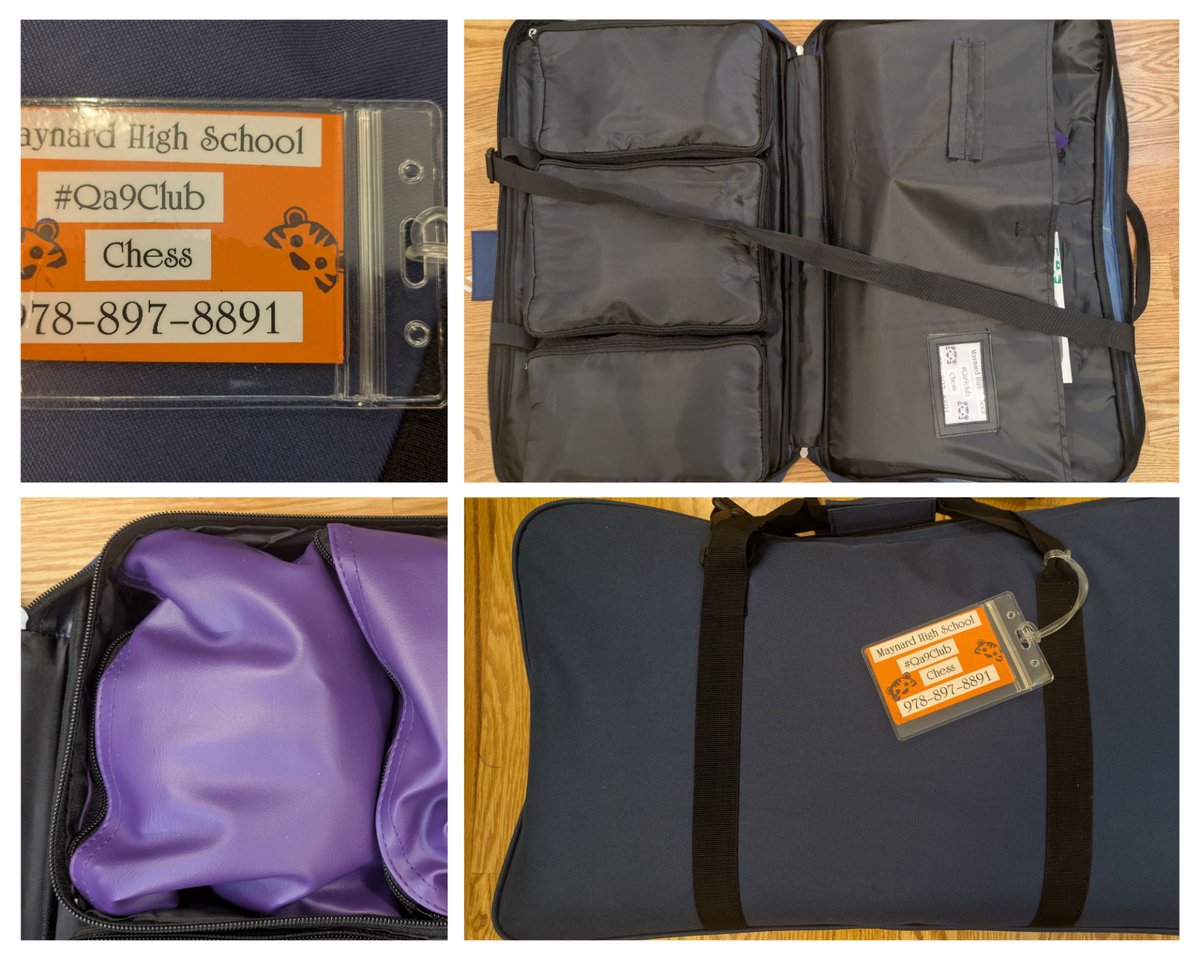 Prepared donationa of equipment from #STLChessClub <a href="/STLChessClub/">Saint Louis Chess Club</a> and bags from Maynard-area Chess Club #MaChessC for Maynard High School #Qa9club Chess - should be dropping off next week chess.maynard.wiki