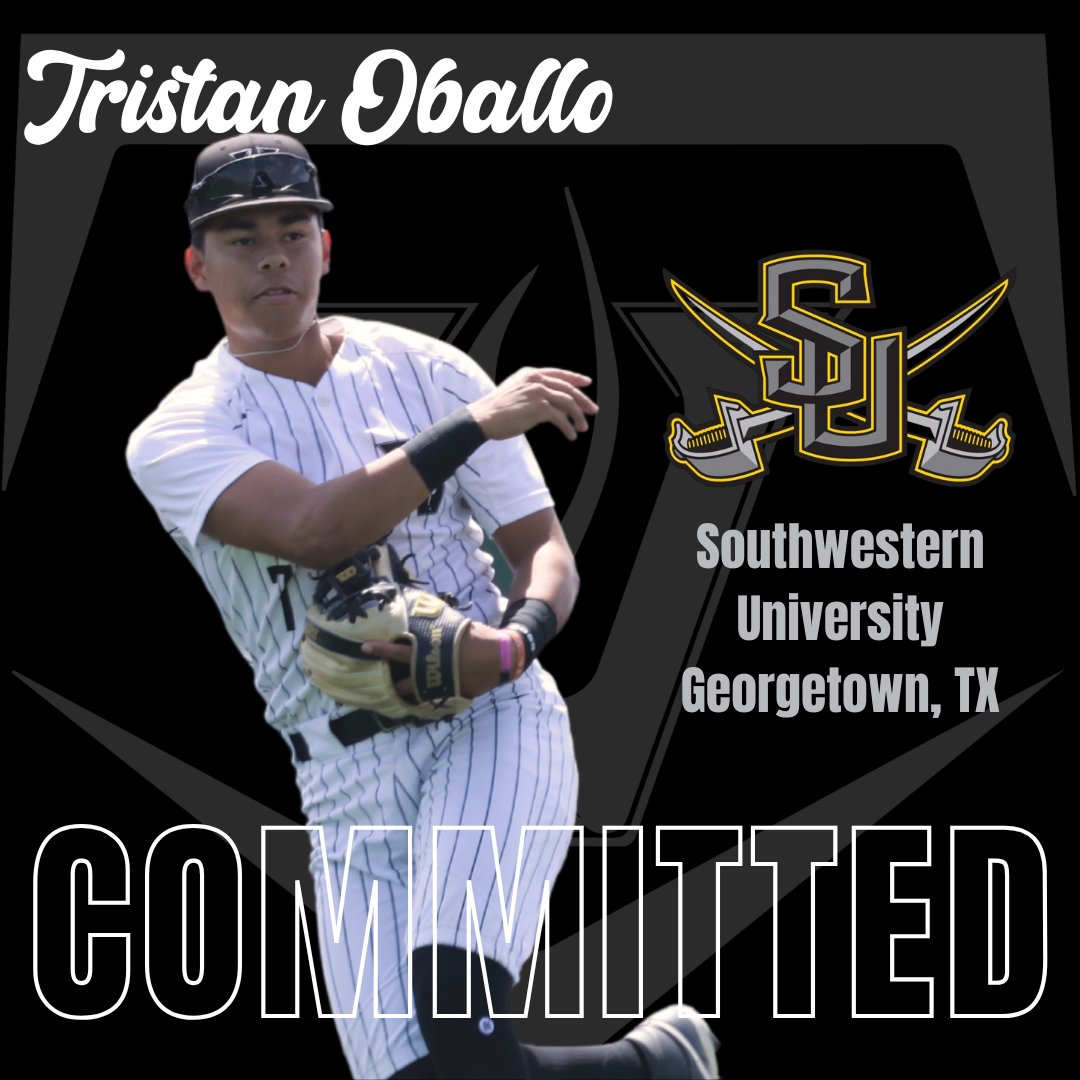 Vandegrift Viper Baseball (@viper_baseball) on Twitter photo Congratulations to our starting SS, <a href="/tristanoballo/">Tristan Oballo</a>, on his commitment to play baseball at Southwestern University in Georgetown! He is our 6th senior moving on to play college baseball.
#whatsnext #nextlevelvipers Congratulations to our starting SS, <a href="/tristanoballo/">Tristan Oballo</a>, on his commitment to play baseball at Southwestern University in Georgetown! He is our 6th senior moving on to play college baseball.
#whatsnext #nextlevelvipers