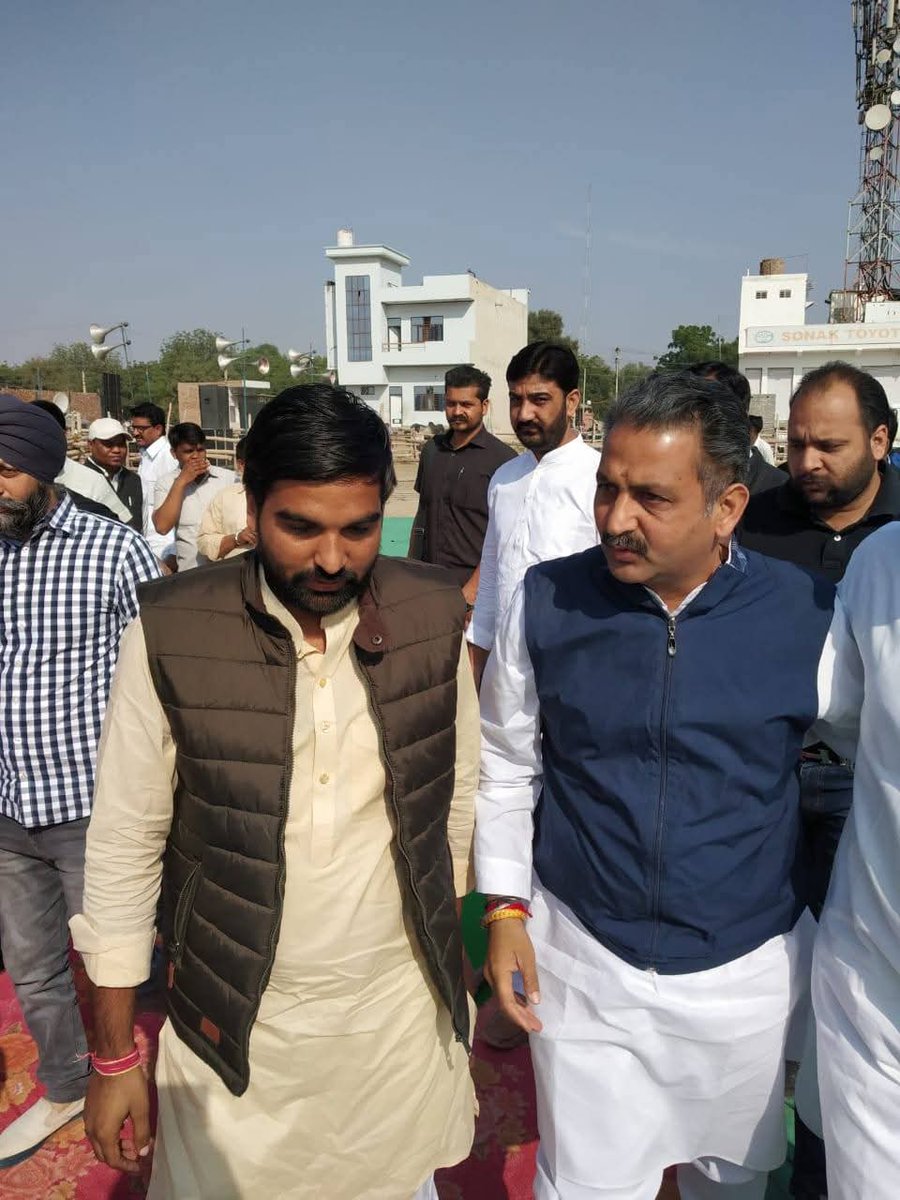 राजस्थान युवा कांग्रेस के ऊर्जावान प्रदेशाध्यक्ष, संगरिया से लोकप्रिय विधायक बड़े भाई अभिमन्यु पूनिया जी को जन्मदिवस की अनंत शुभकामनाएँ <a href="/AbhimanyuP00NIA/">Abhimanyu Poonia</a> 💐