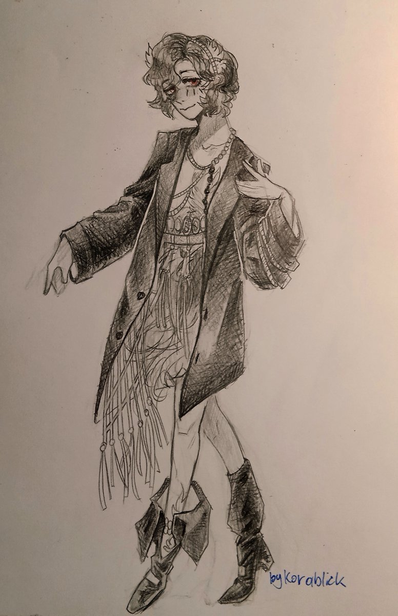 Korablick_2's tweet photo. A little Schneider sketch for da oomf 🙌 (@UnluckyBirb)
#Reverse999 https://t.co/9pESz5cerY