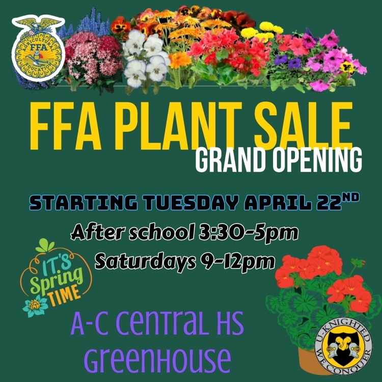 ACCENTRAL262's tweet photo. The greenhouse will be open after school every day from 3:30-5pm and Saturdays 9-12pm! They have a lot of plants to choose from! https://t.co/MWZ8WdQeNV