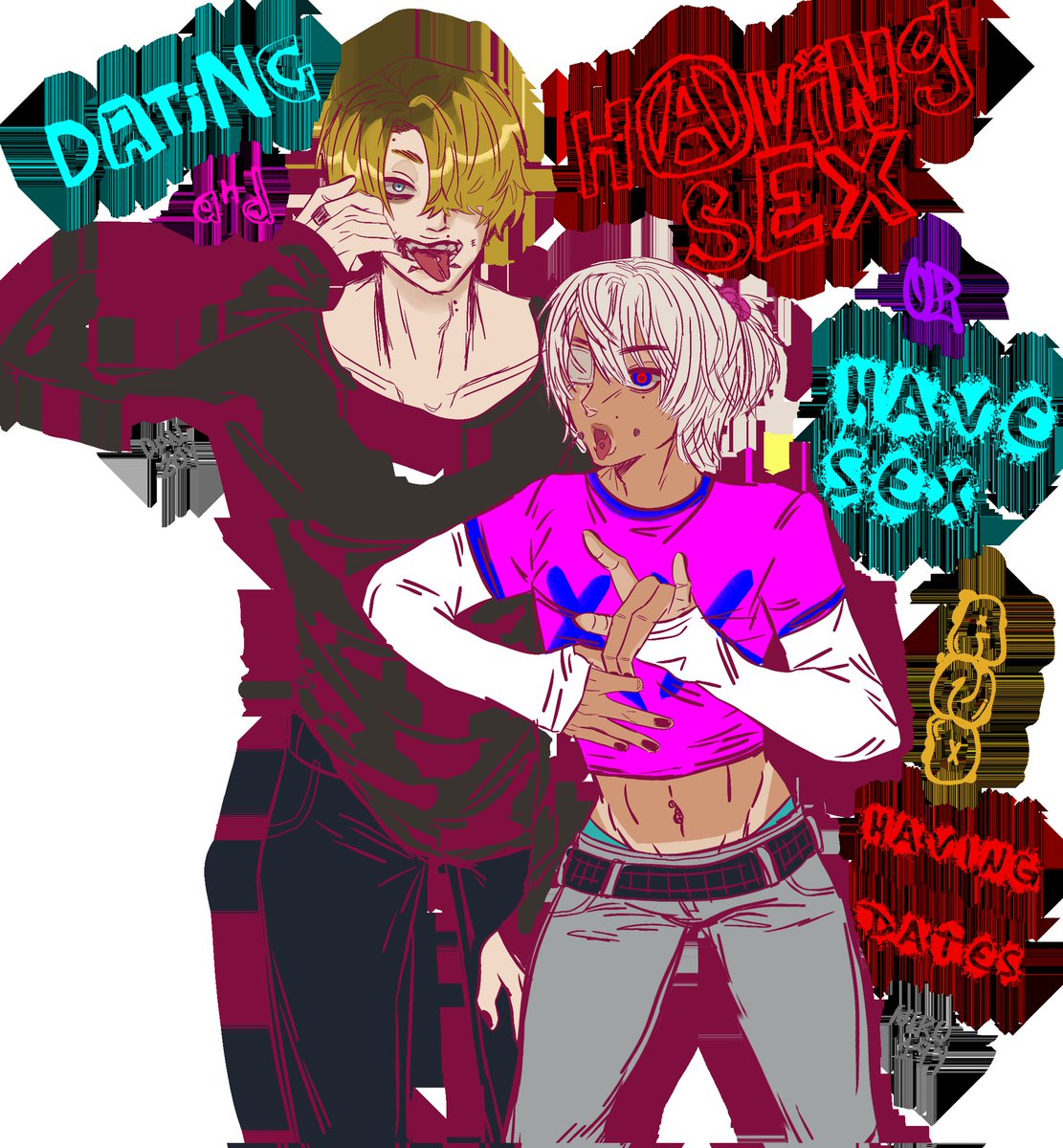 Depressiomia's tweet image. oomfOCxOC #ocs #faggots
The background is the lyrics of a song(ofc)