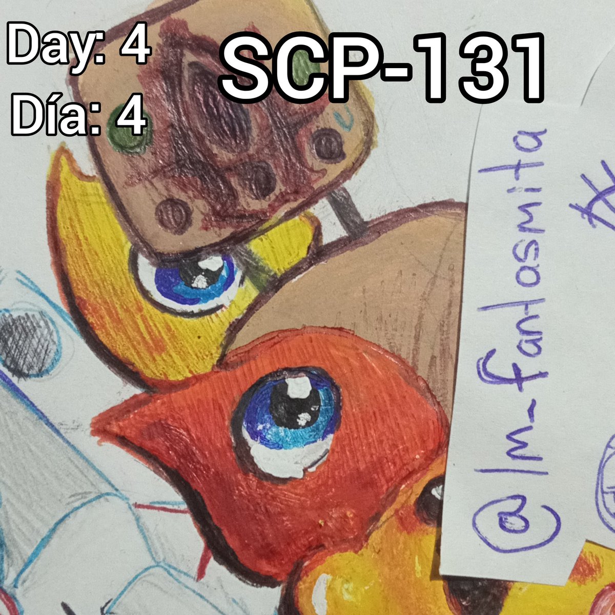 Fantasmita_SC's tweet photo. 1 Day, 1 random SCP
(Day 4)
#SCPFoundation #SCP #scp131 #fanart https://t.co/JnYSRjctcy