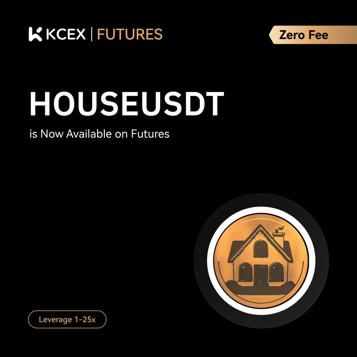 KCEX_Official's tweet photo. #KCEX New Future Listing !

🔹 KCEX has launched $HOUSE perpetual futures.
🔹 Leverage:  1-25x

🔥Trade Now:
https://t.co/ewgXbDIMZL https://t.co/wRUc8iN6eG