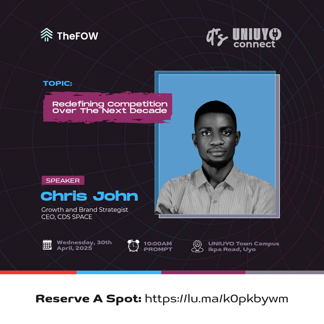 Convergence_24's tweet image. HEADS UP! 

We are excited to announce that @thechrisjohn_ will be joining the stage at #UNIUYOCONNECT, on the topic &quot;Redefining Competition Over The Next Decade&quot;

Chris is a Growth and Brand Strategist. He is the CEO, CDS Space.

Reserve your seat: lu.ma/k0pkbywm