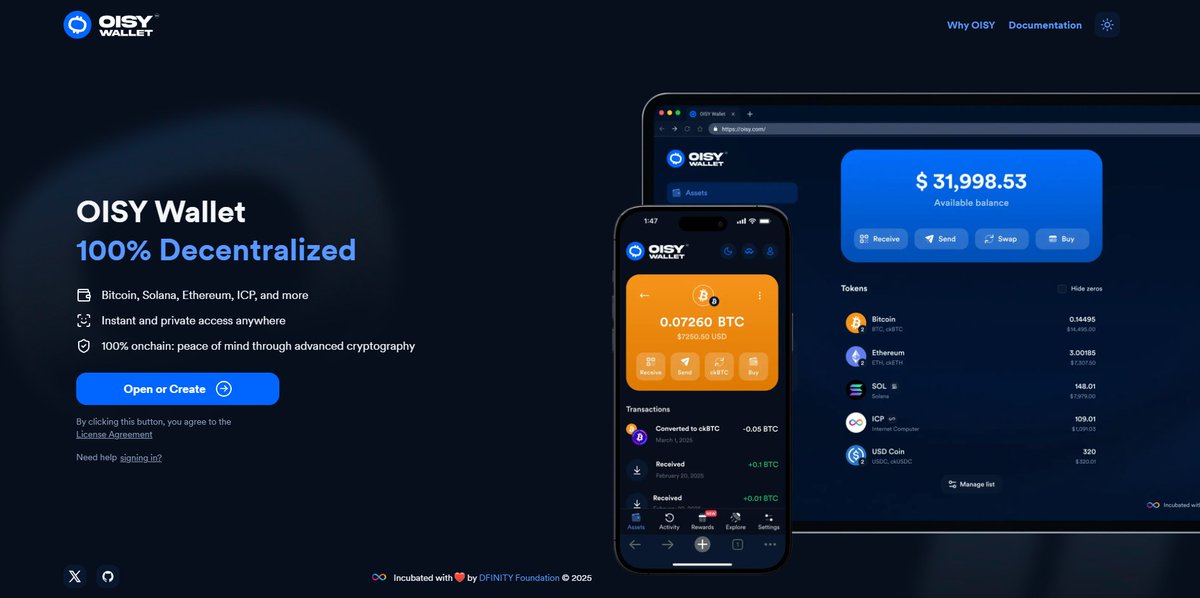Blockchain Pill (@blockchainpill) on Twitter photo The @DFINITY designers are top notch 🔥
Both the new dashboard and @Oisy look incredible
We can only imagine how cool <a href="/caffeineai/">Caffeine AI</a> is gonna be when it gets out $ICP The @DFINITY designers are top notch 🔥
Both the new dashboard and @Oisy look incredible
We can only imagine how cool <a href="/caffeineai/">Caffeine AI</a> is gonna be when it gets out $ICP