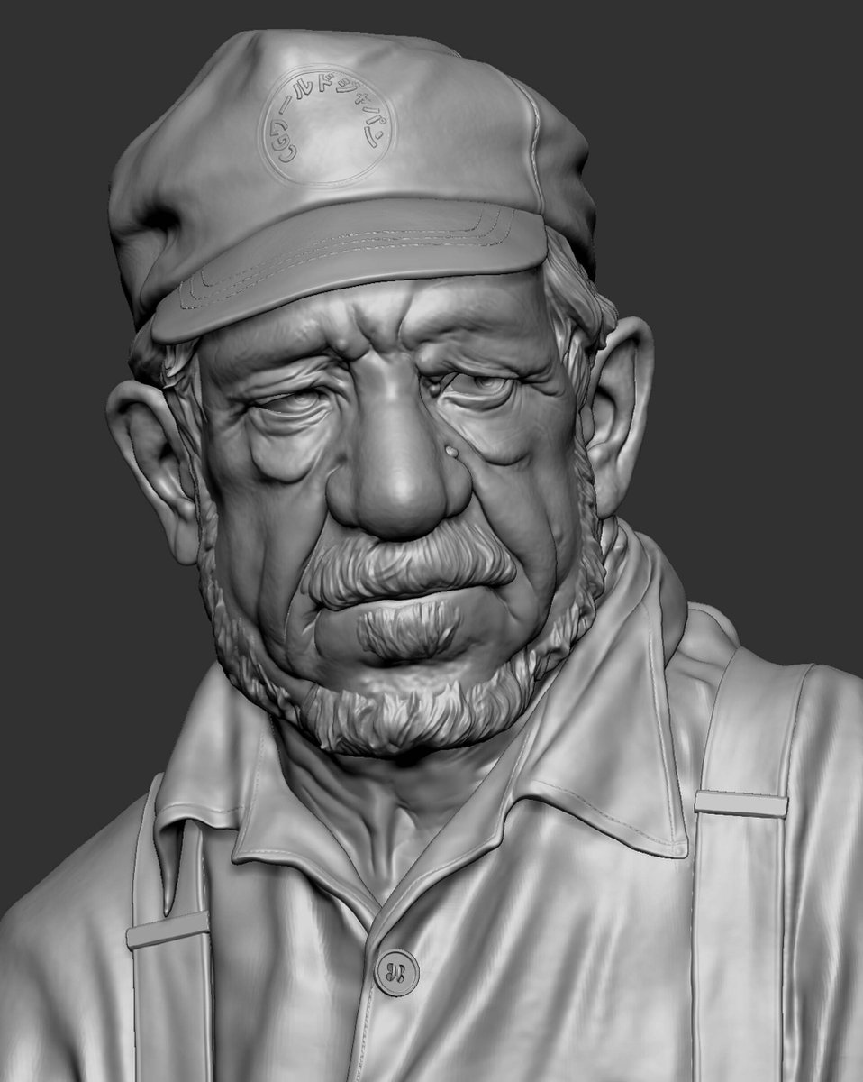 ArtofRishikesh's tweet image. Sculpting Video tutorial done for
@CGWjp
back in 2023. Playing with forms and shapes of an old hard working man’s portrait in zbrush 📷. Sculpted n
@maxonzbrush
and rendered in arnold maya #digitalsculpt #ArtistOnX