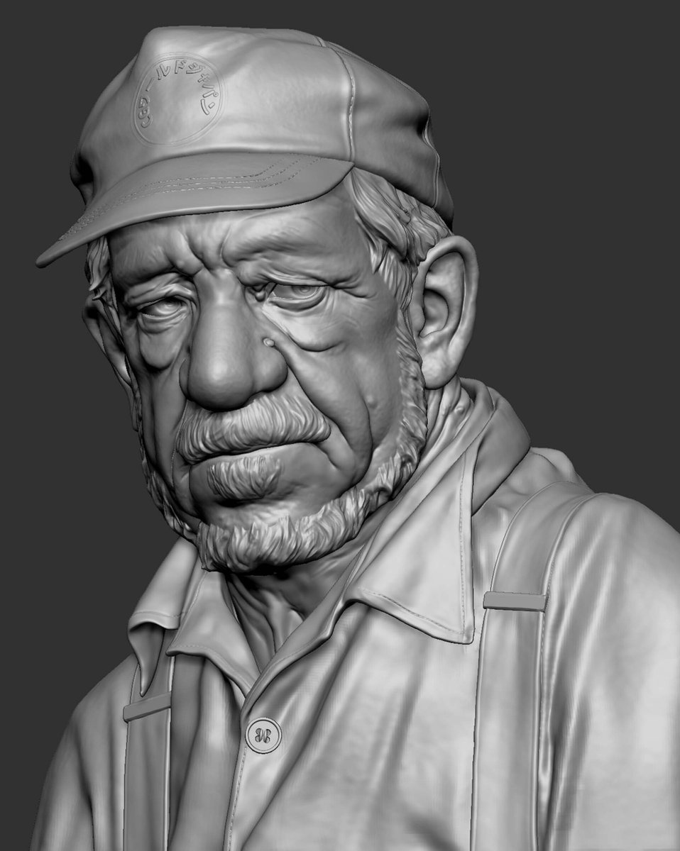 ArtofRishikesh's tweet image. Sculpting Video tutorial done for
@CGWjp
back in 2023. Playing with forms and shapes of an old hard working man’s portrait in zbrush 📷. Sculpted n
@maxonzbrush
and rendered in arnold maya #digitalsculpt #ArtistOnX