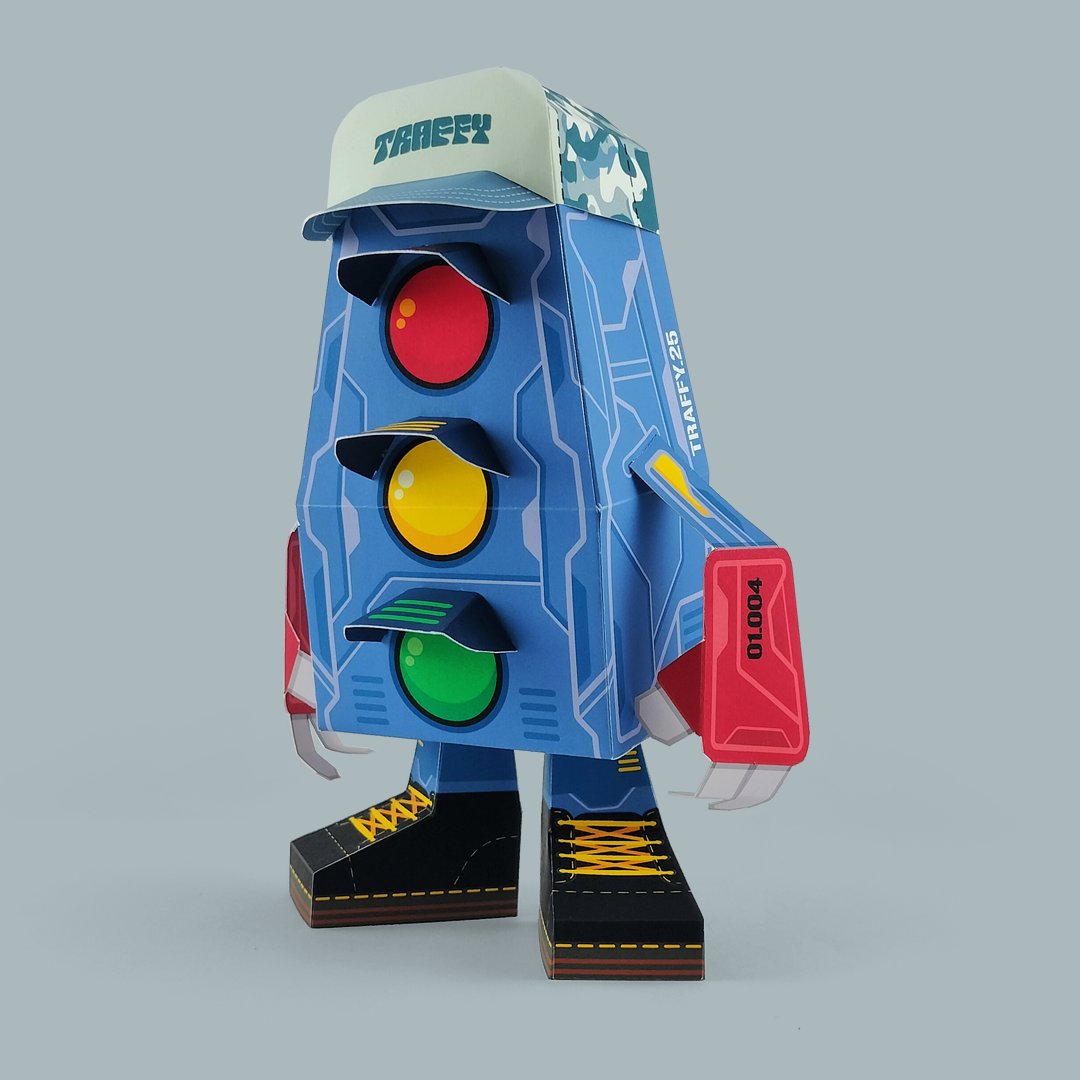 salazad's tweet photo. Yo, Traffy! You're off the clock – go enjoy yourself and checking out all the cool spots in the city!
#Traffy #Salazad #Papertoy #Traffic #Papercraft
• free at https://t.co/g1fGuRxFMs https://t.co/jP0WuJ4GKc