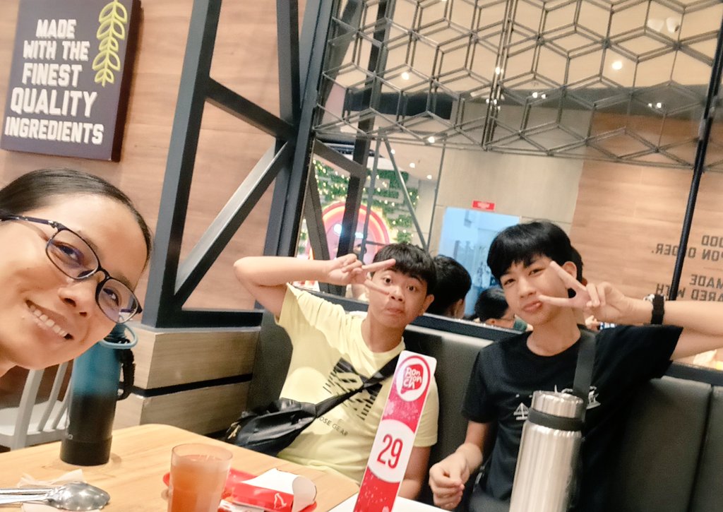 taz0883's tweet photo. My handsome dates for today.... #Pamangkids
#EleoTheExplorer is on #TitaMode https://t.co/yWspLfUlq9