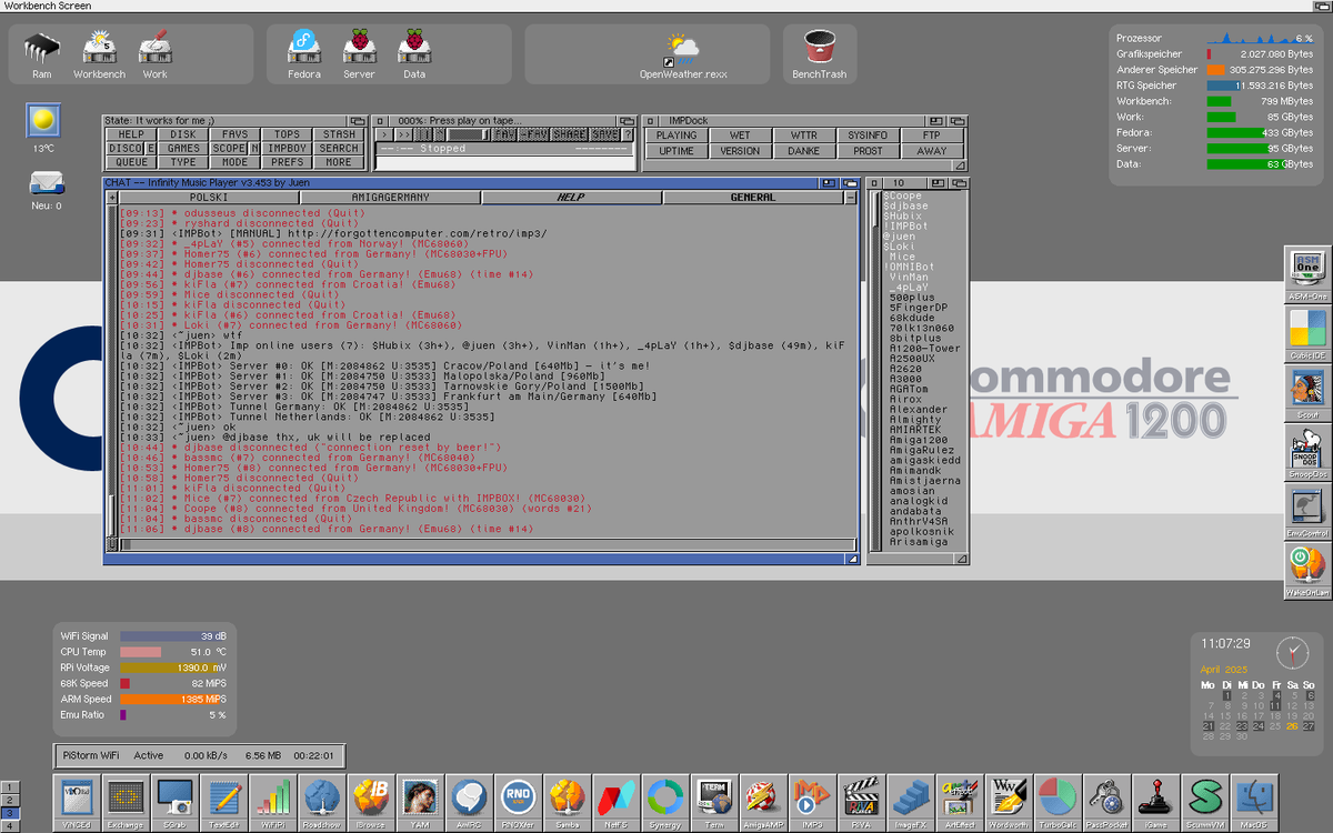 AmigaWorld's tweet photo. Spaß am Amiga am Samstagmorgen...
Wir schreiben uns ein Script zum starten von IMP3 mit ein paar komfortablen Optionen zur Auswahl...
#commodore #amiga #amigaworld #imp3 #music #scripting #software #retro https://t.co/8SyyMUdhiO