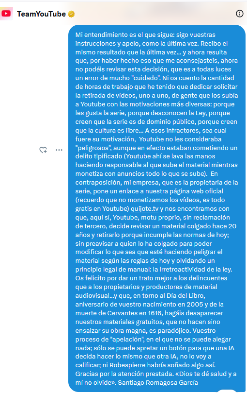 QUIXOTEdotTV's tweet photo. @TeamYouTube https://t.co/O4q8fnr4E1